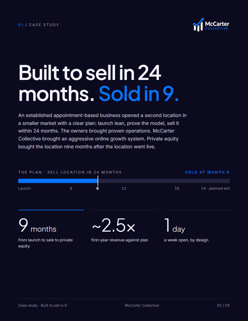 Case study 01, page one